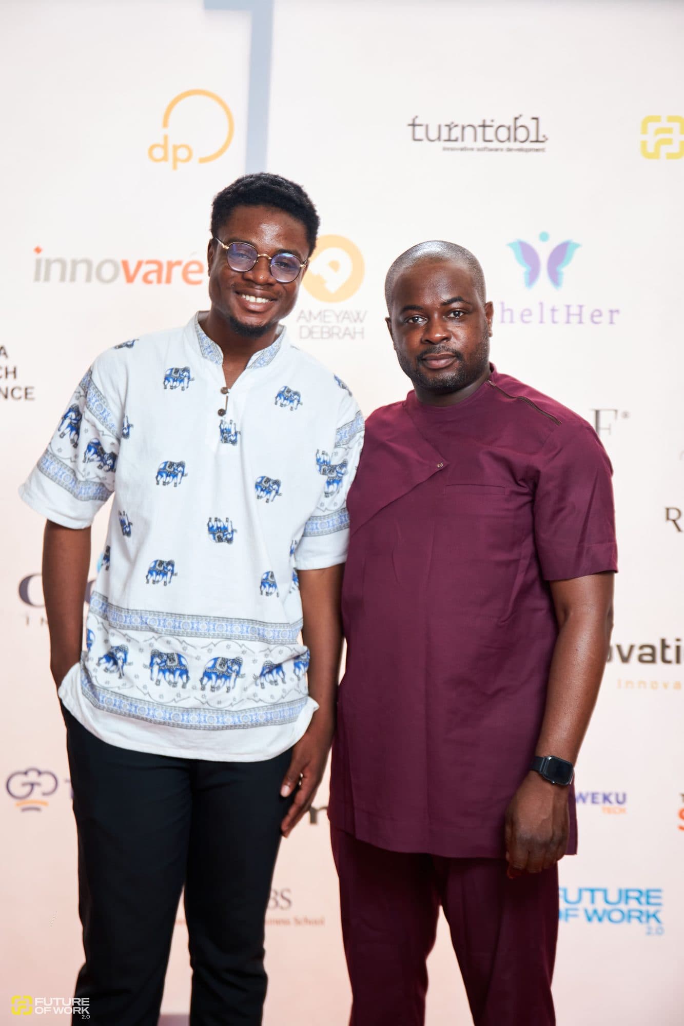 Tribute: Ernest Akakpo with mentor Isaac Newton Acquah